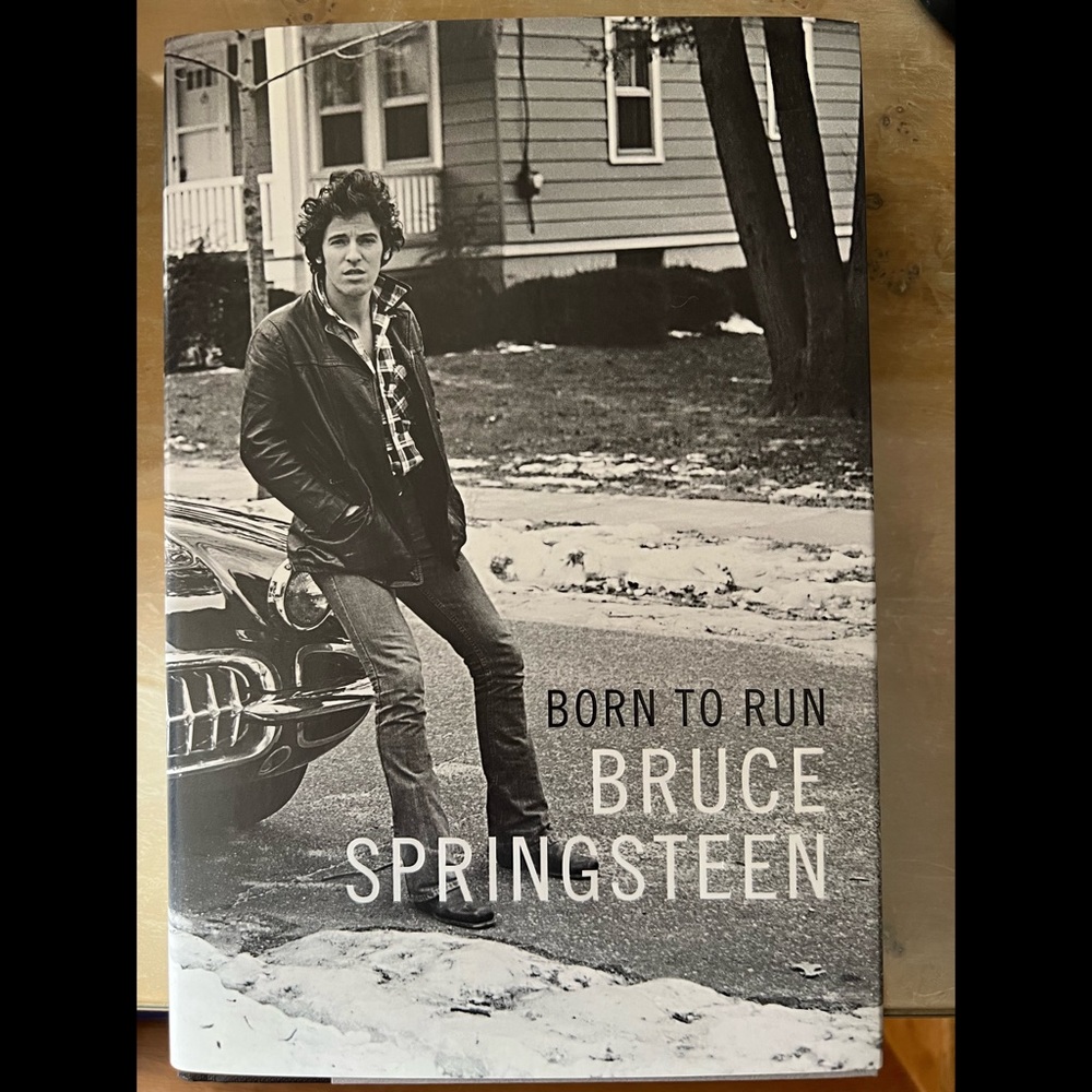 BRUCE SPRINGSTEEN - BORN TO RUN AUTOGRAPHED 1st EDITION Book